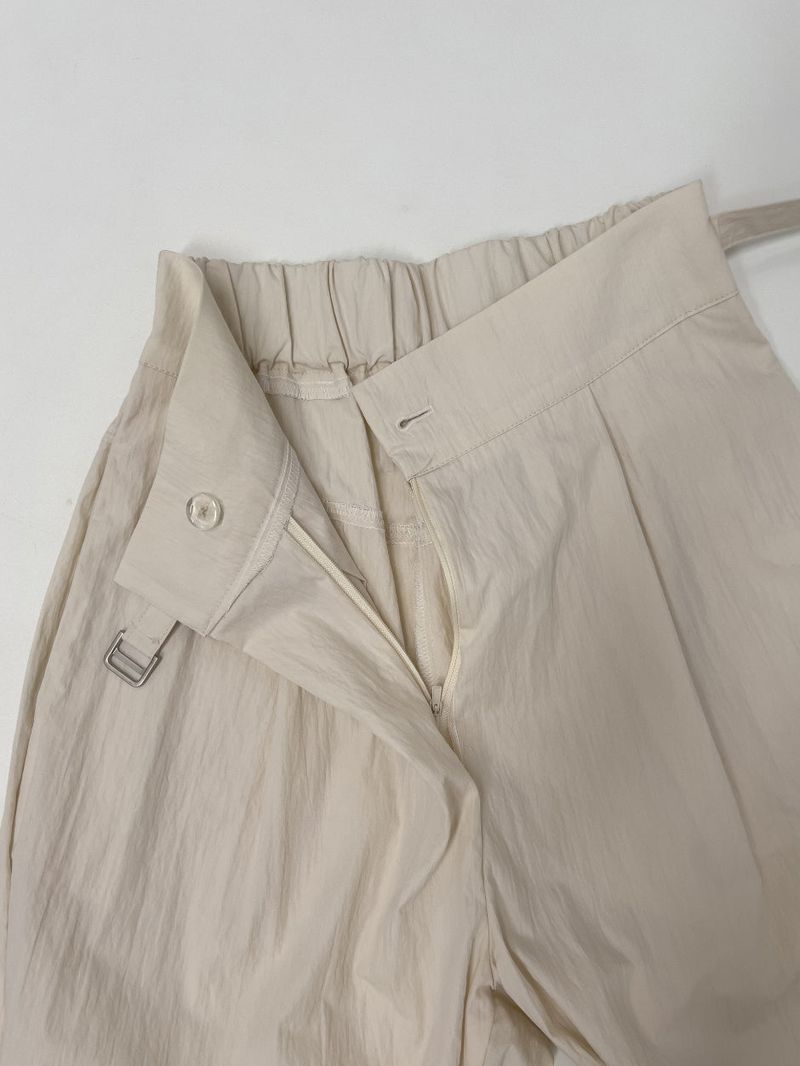 Raschel Nylon Wrap Wide Pants