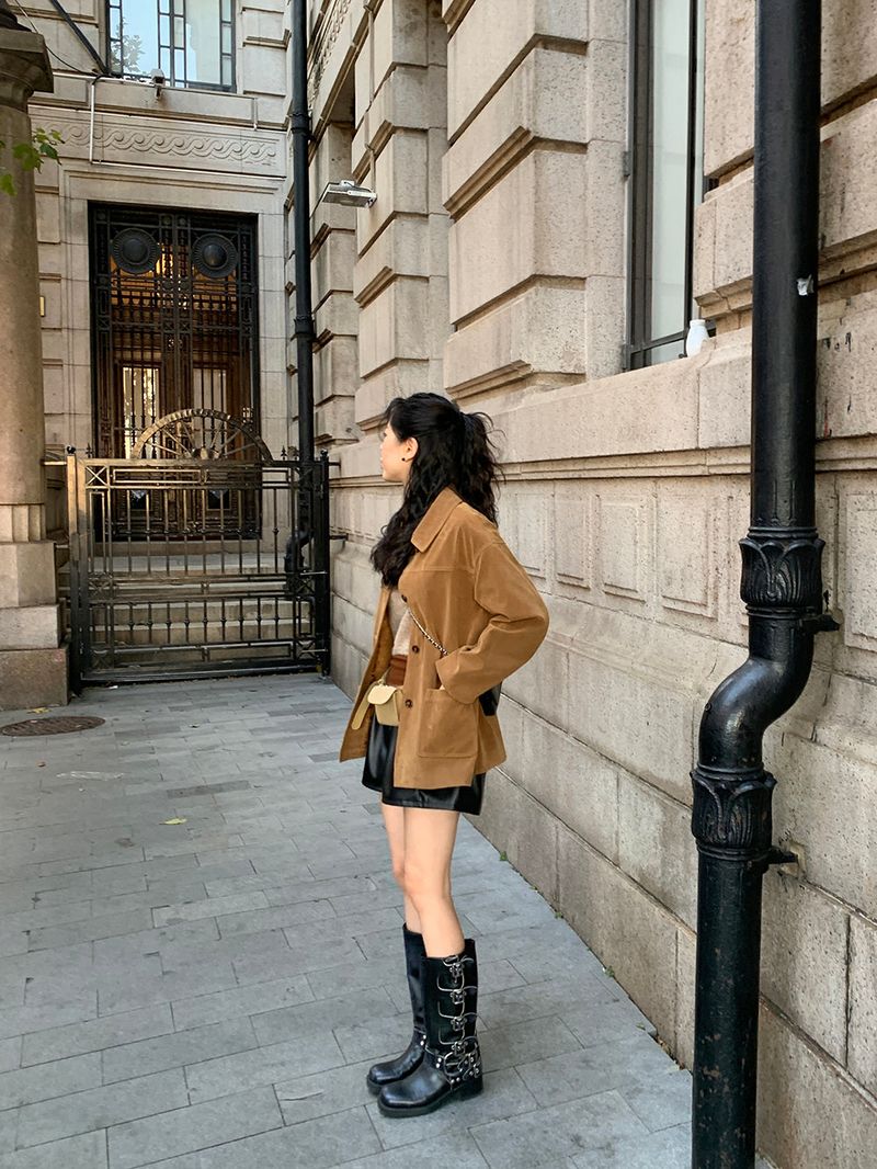 [MADE] Le Elle Leather Shorts
