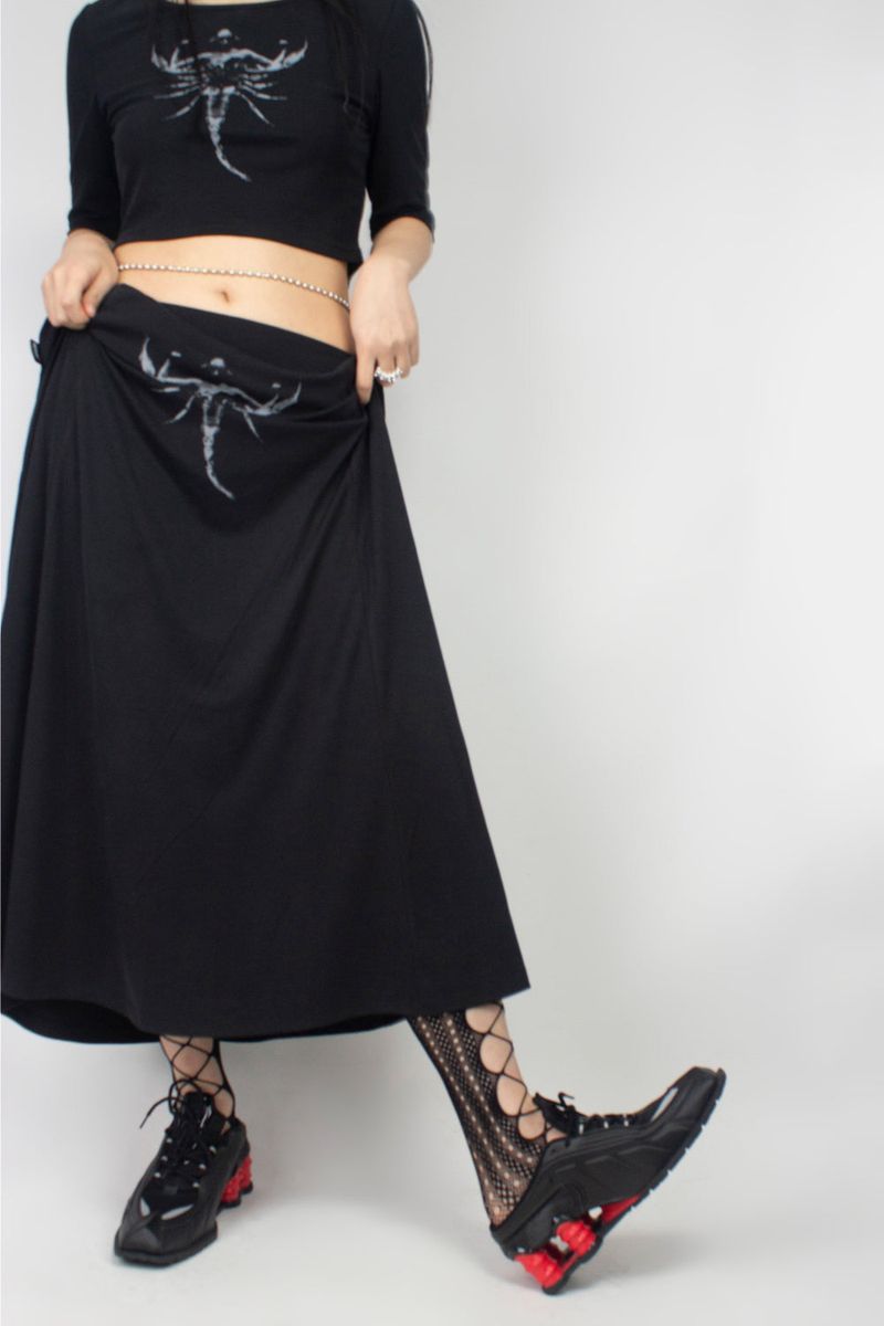 lace string knee socks (2 color)