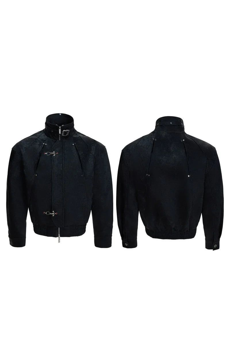 Argue Cultureの「Snakeskin Panel Bomber Jacket（Jackets/Outerwear）」
