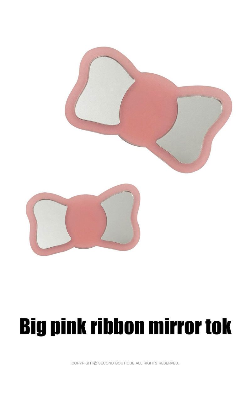 [MADE] Mirror Tok_Big pink ribbon mirror tok_Basic Smart Talk