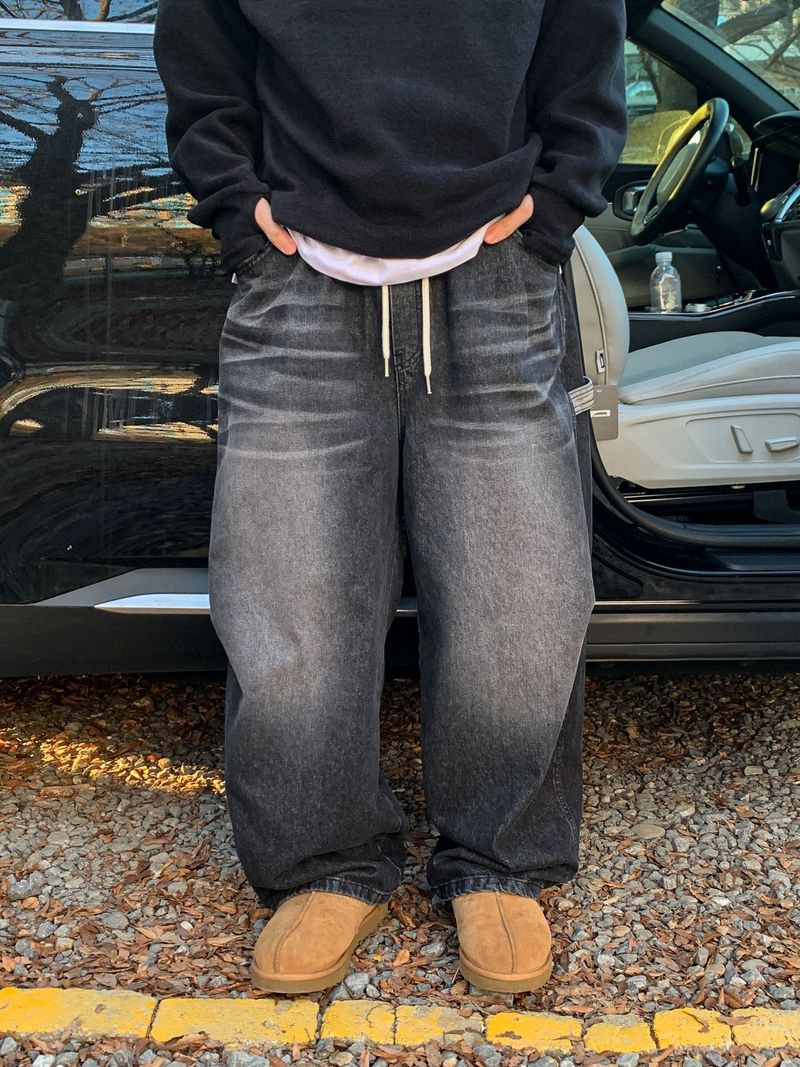 Mile Wash Carpenter Banded Denim
