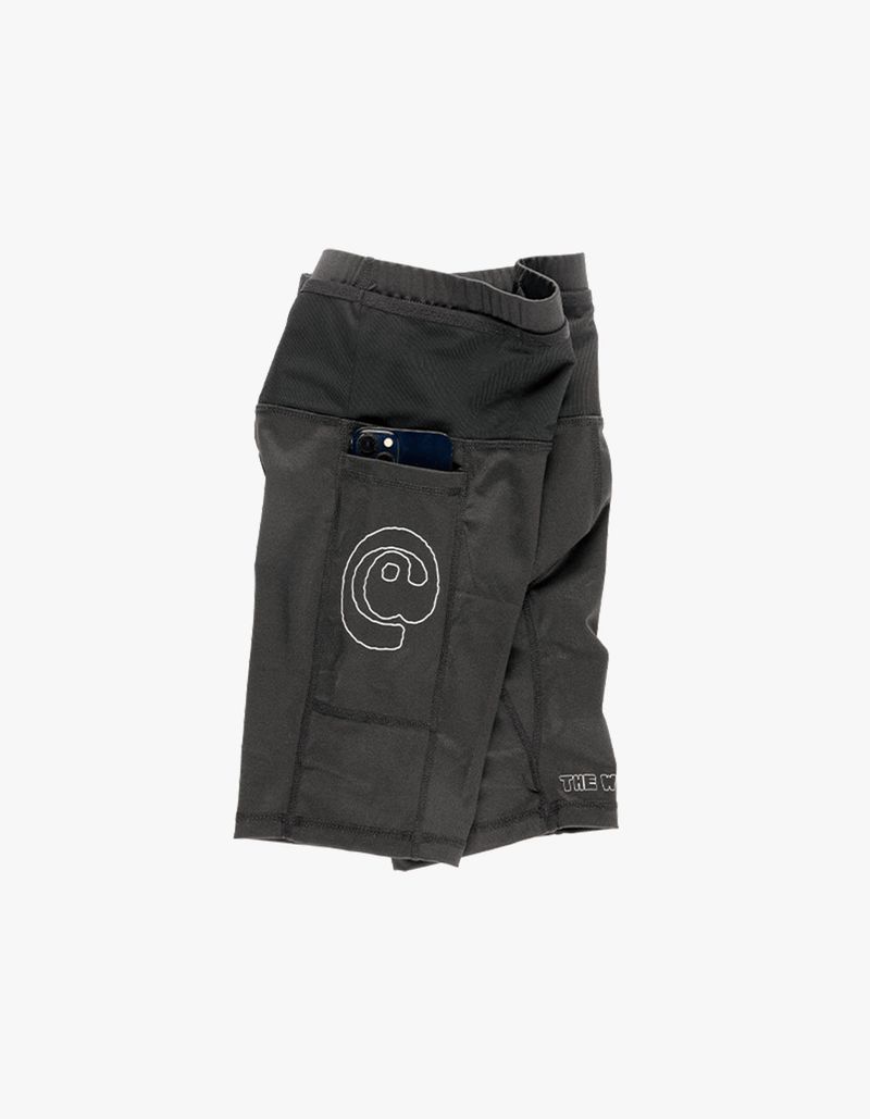 AT SYMBOL HALF TIGHTS BLACK