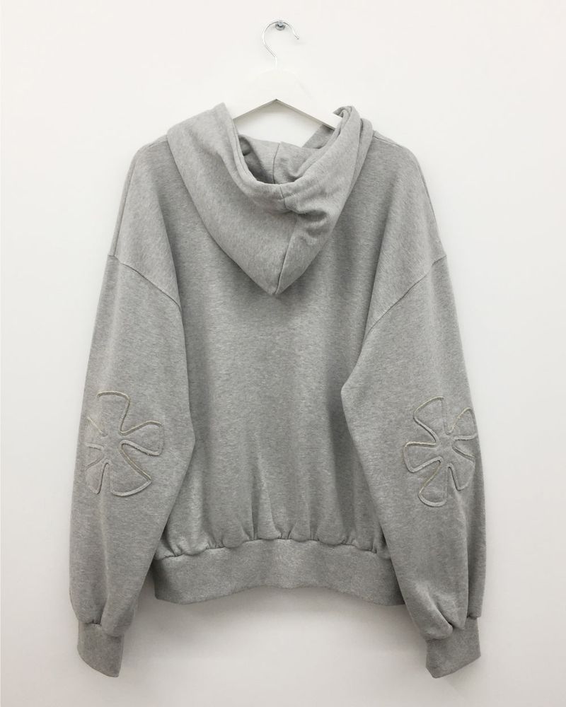 エルボーパッチフードジップアップ (3color)