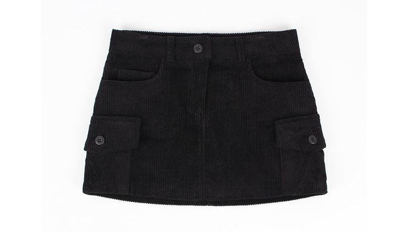 CORDUROY CARGO SKIRT