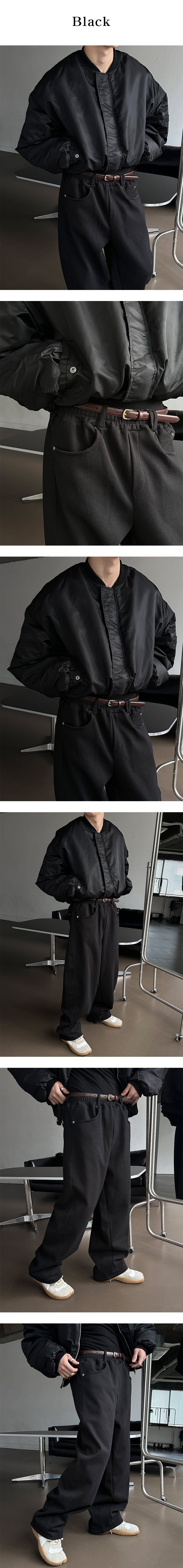  [S/S] Crop ma-1 jumper(2color)