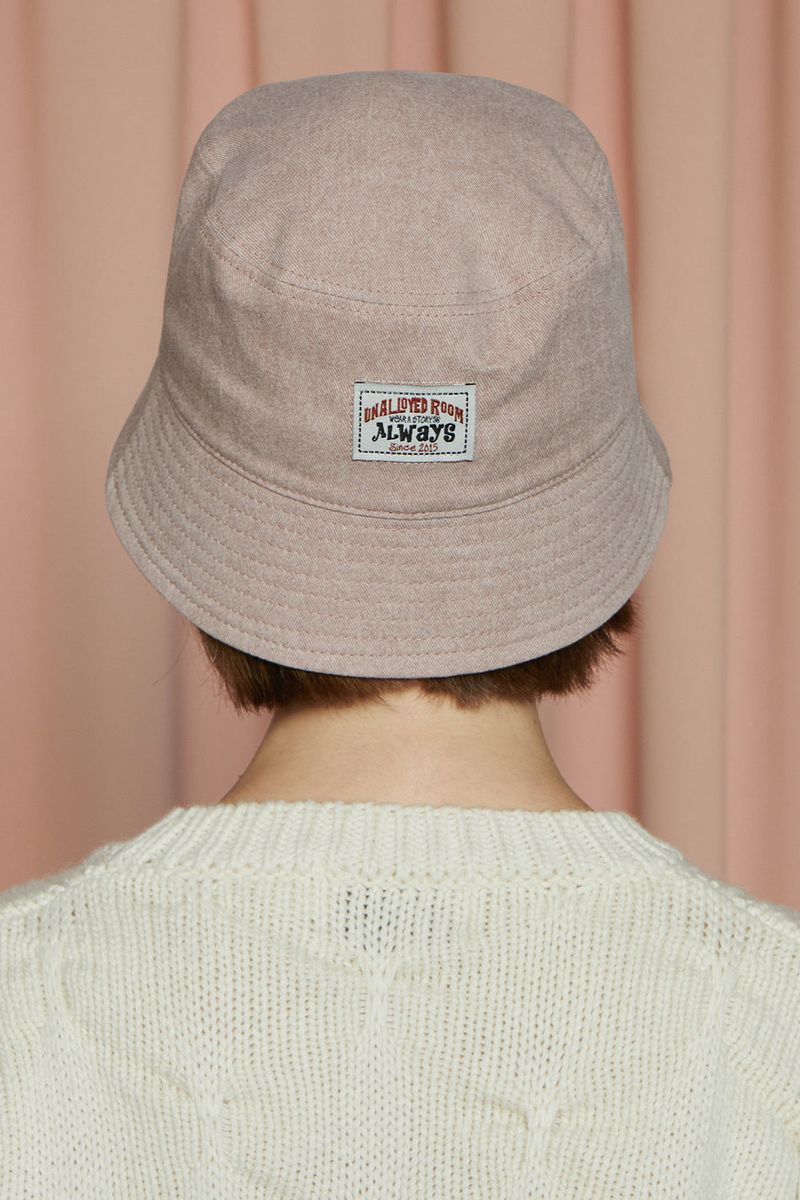 LOGO BUCKET HAT / INDI PINK