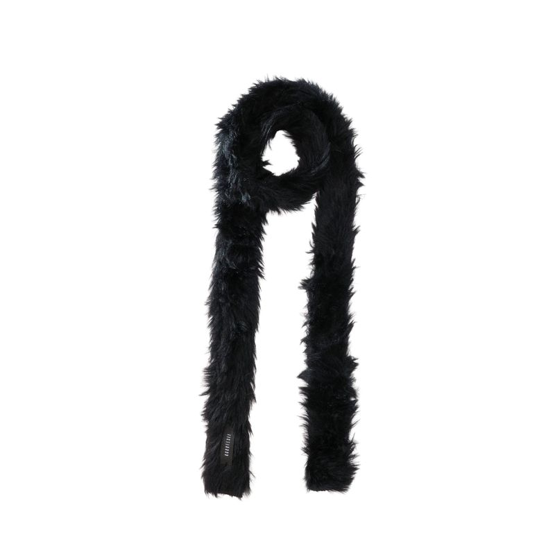 Winter Hairy Muffler (black)