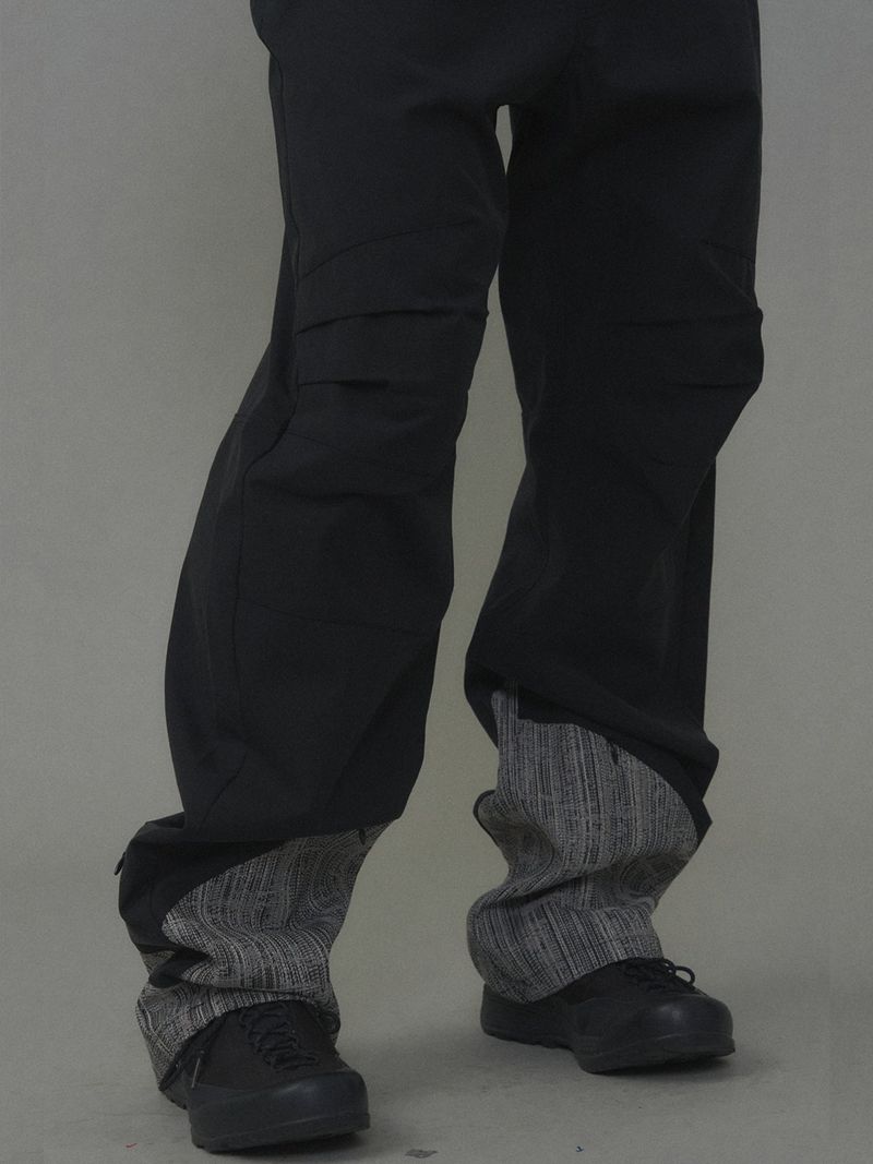 ESSENTIAL 01 PINTUCK PANTS BLACK