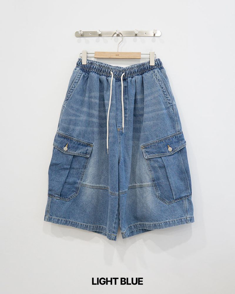 Marine Bermuda Denim Pants