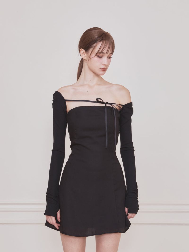 Fay bolero dress (Black)