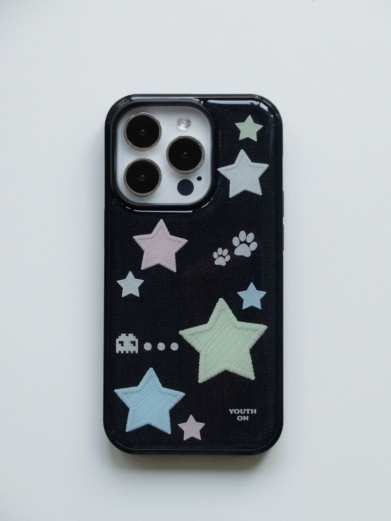 embroidery denim case (epoxy)