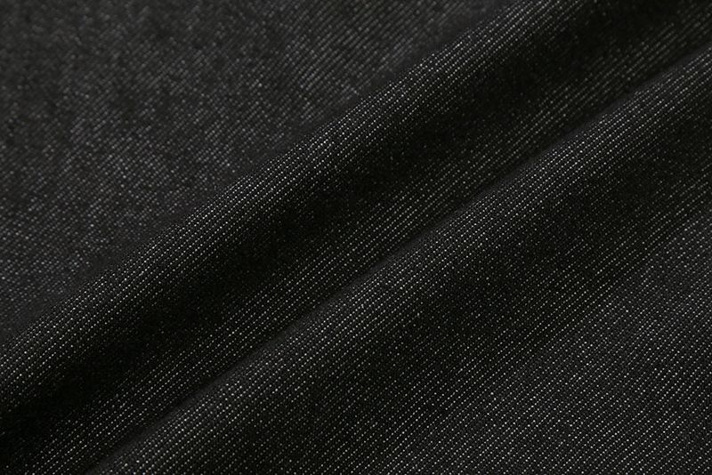 STITCH DENIM TRUCKER JACKET_BLACK