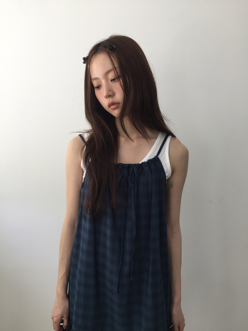 Classic Henry Button Sleeveless (4color)