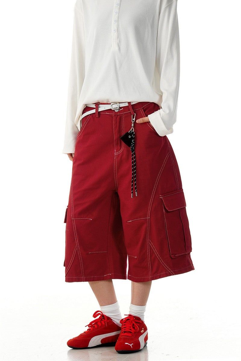 CZ Basicsの「Red Stitch Cargo Shorts(Pants)」