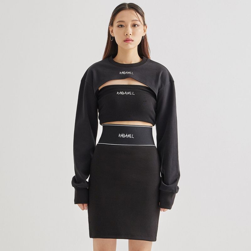 Courage Sweat shirt Black