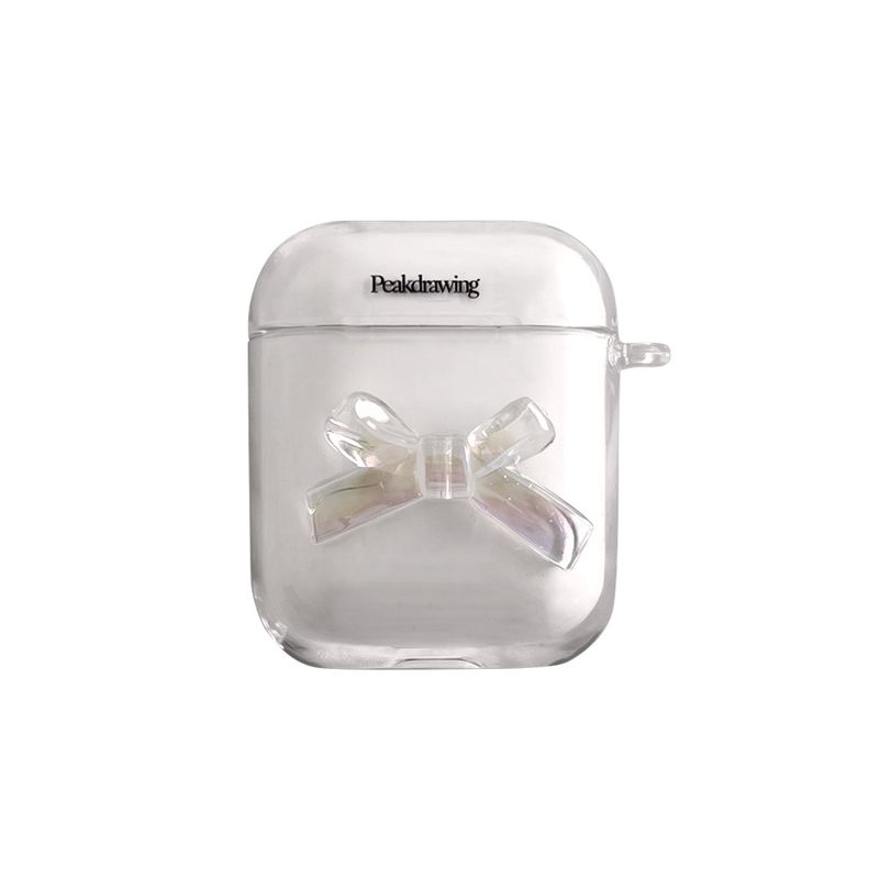 Peakdrawing(ピークドロウィン)の「Bubble ribbon airpod clear hard case (airpods case)(Smartphone Accessories)」