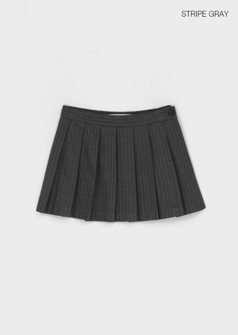 [MADE] Darnell SET - Pleated Mini Wrap Skirt