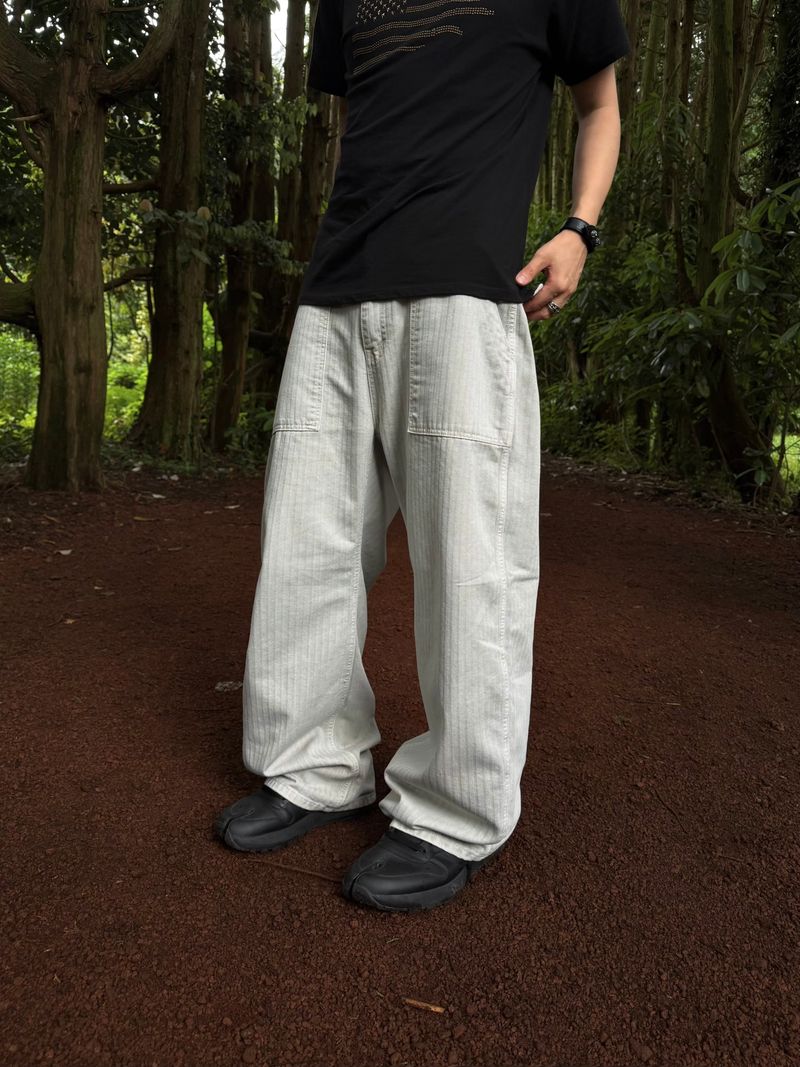 Basque-dyed Fatigue Wide Pants 3C