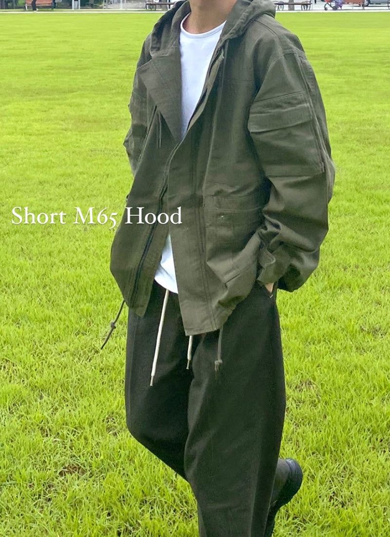 M65 military bomber hood jacket