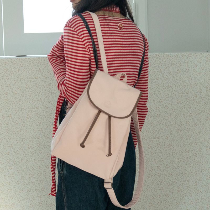 Iroco（イロコ）の「nylon backpack_baby pink（Bags）」