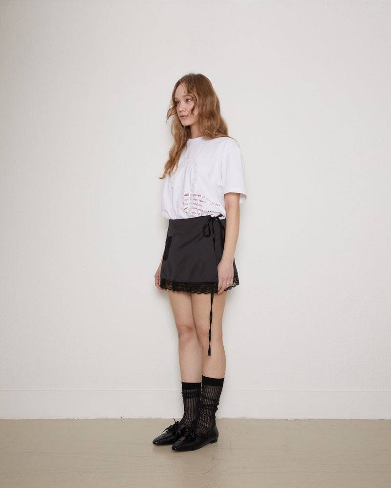Satin strap sk / black