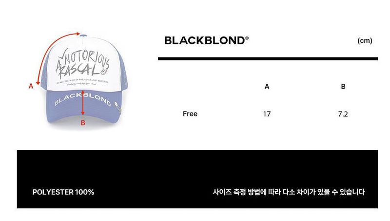 BBD Rascal Trucker Mesh Cap (Blue)