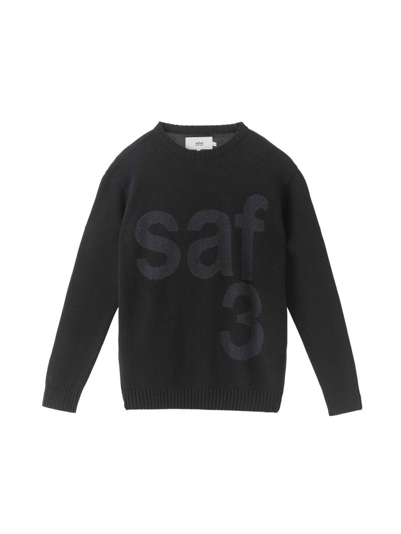 safarispot（サファリスポット）の「BASIC SAFARI KNIT (BLACK)（Tops）」