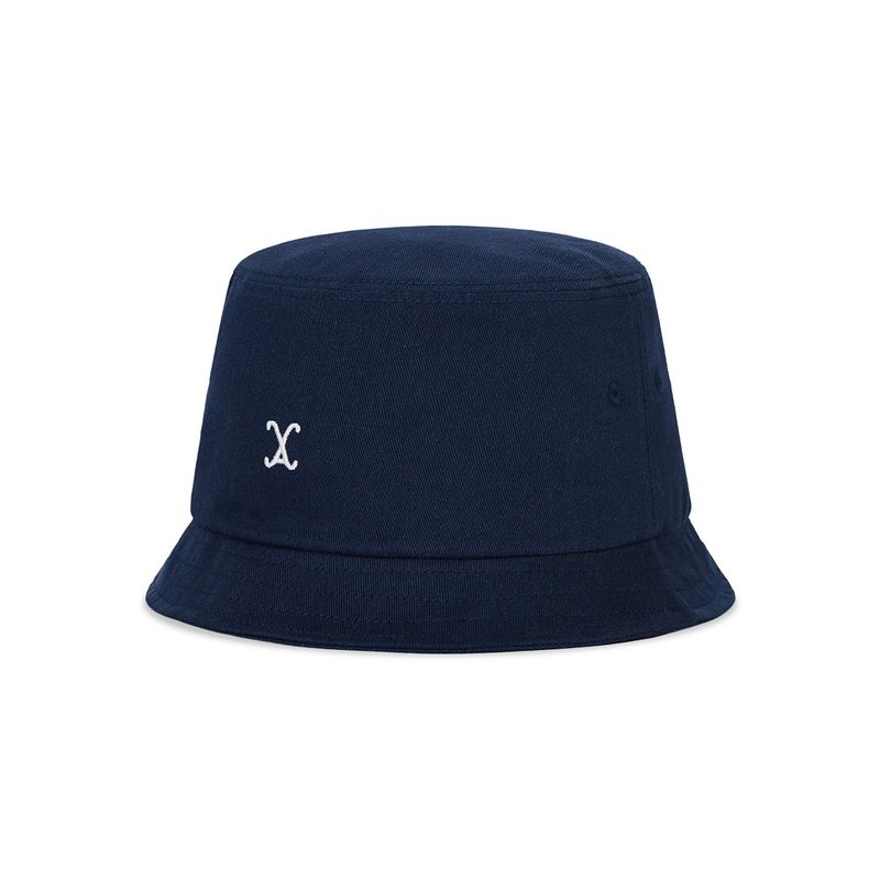 VA Curved Logo Short Visor Bucket Hat / Navy