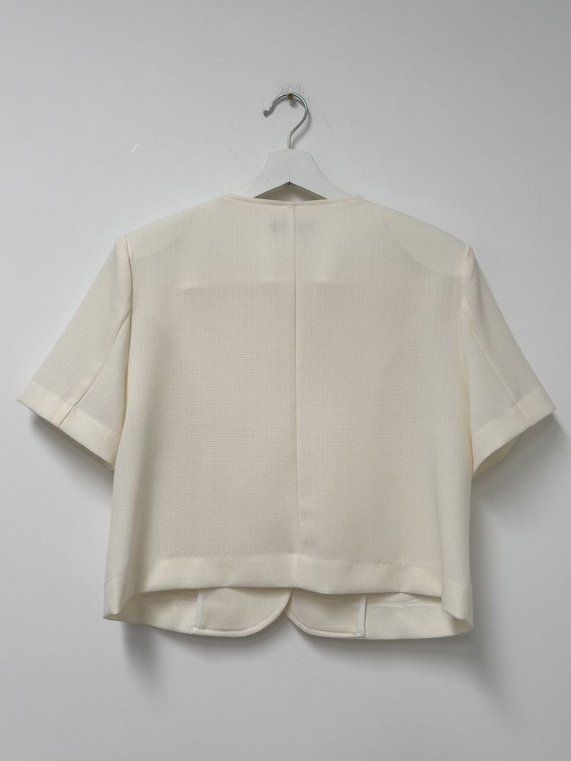 Lara Tweed Short Sleeve Jacket