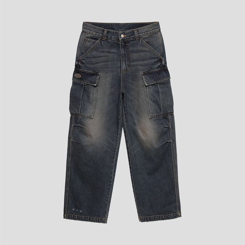 PARAGRAPH（パラグラフ）の「DEEP BLUE CARGO DEMIM PANTS（Pants）」