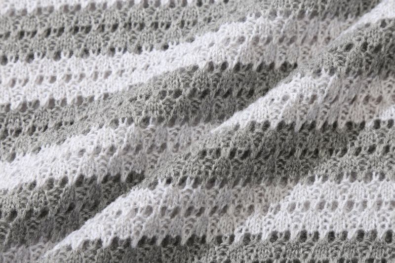 PUNCHING KNIT POLO_GRAY