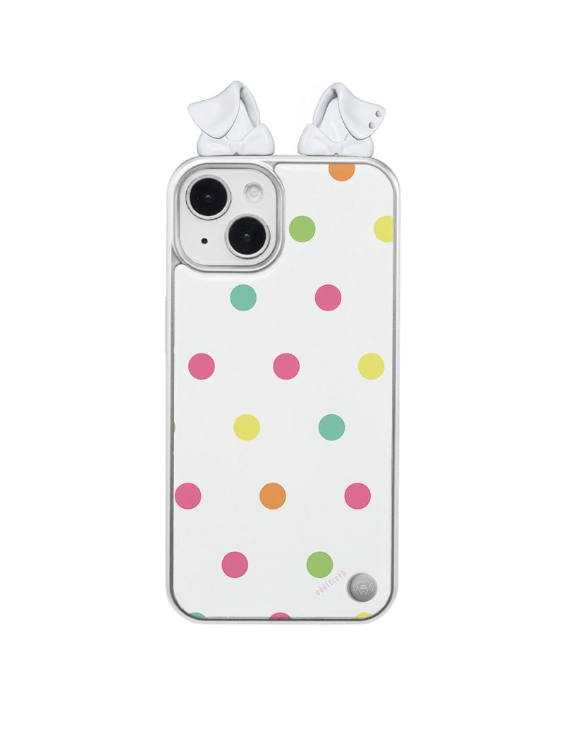 ODDiTEETH（オディティース）の「ノーティー パピー ケース(Candy dots)（スマホグッズ/小物）」