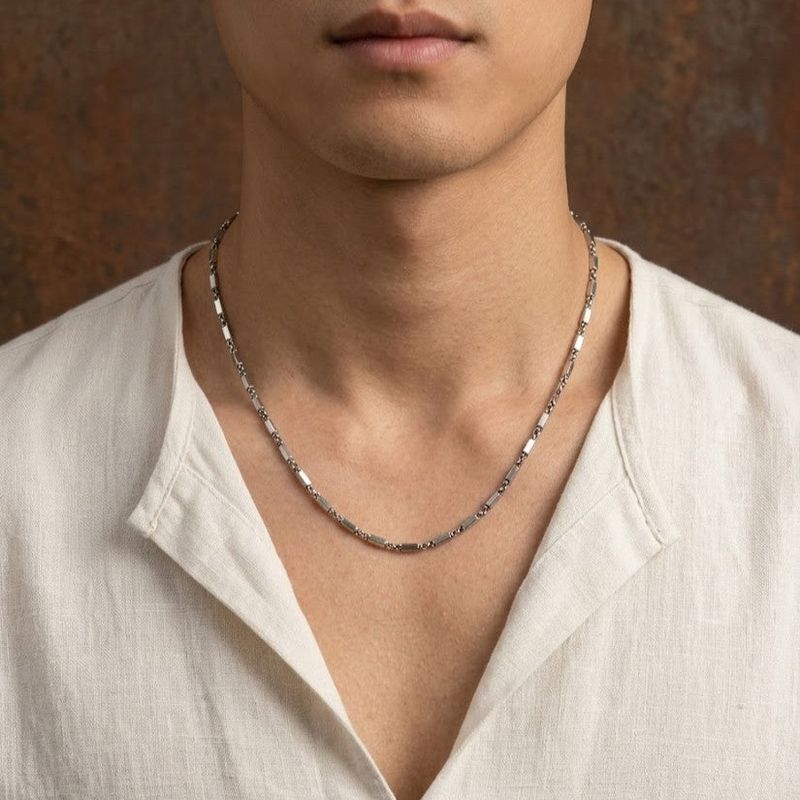 FADE MEET（フェードミート）の「Geometric Cut Facet Necklace（Accessories）」