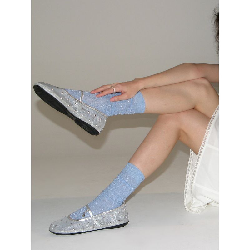 Bliss 0025. Stud Mesh Flat - 3colors