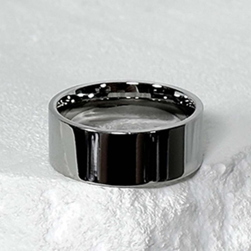 BLESSED BULLET（ブレスドブレット）の「SS-8mm None logo simple ring_silver（Accessories）」