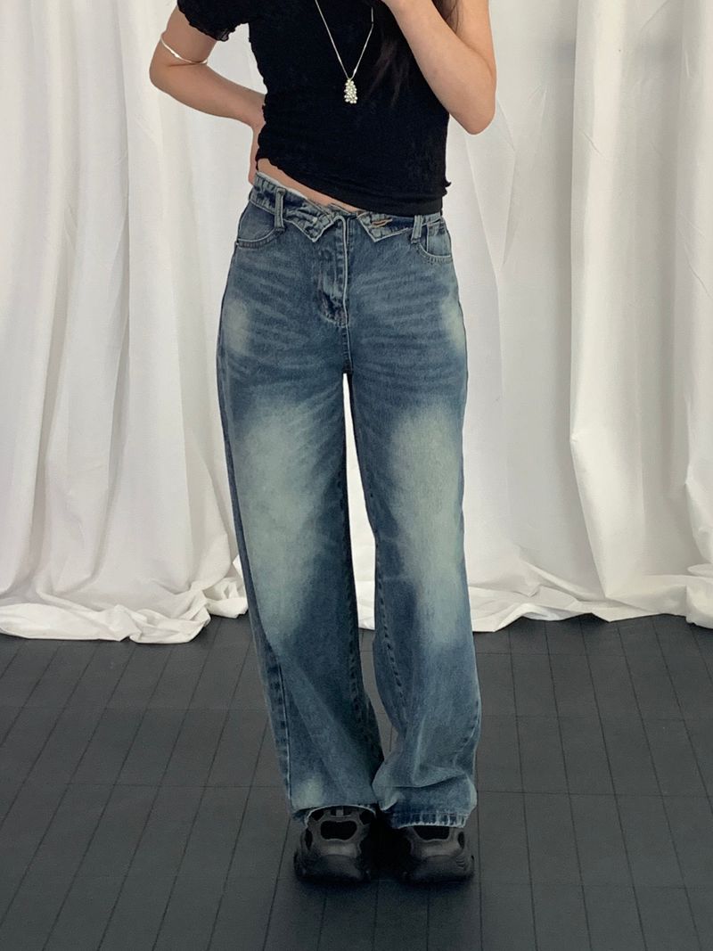 ROIA（ロイア）の「[~XL] フェブ フォールディング デニムパンツ（パンツ）」