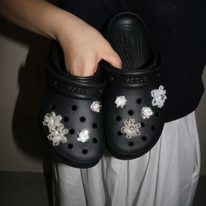 【MADE】small flower shoe charm (1pcs)