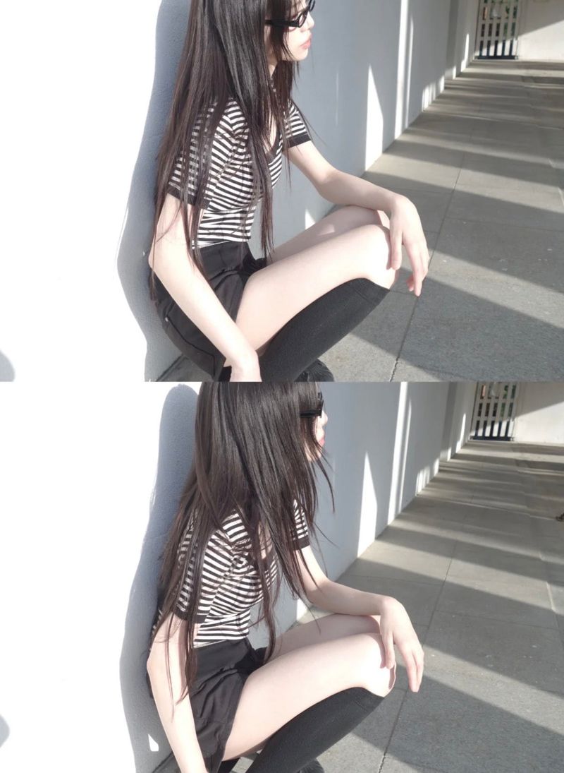girl stripe tee