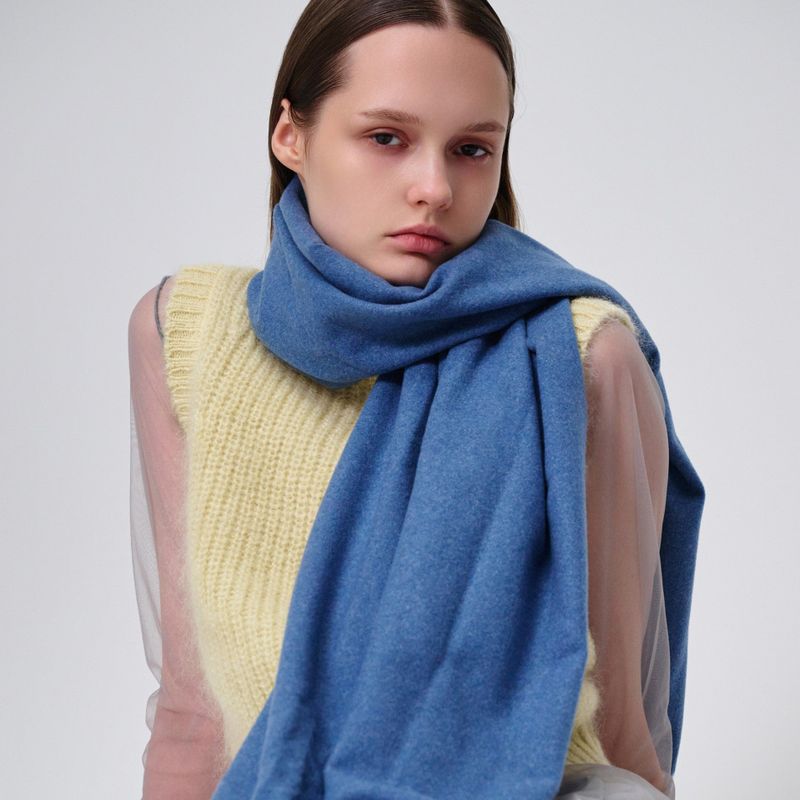 MARIEBEAR muffler_dustyblue