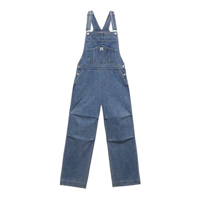 INSTANTFUNK（インスタントファンク）の「Pleated wide-leg denim jumpsuit（Pants）」