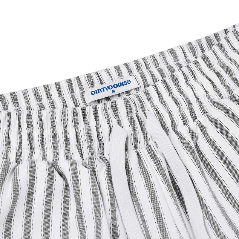 Striped Script Logo Shorts