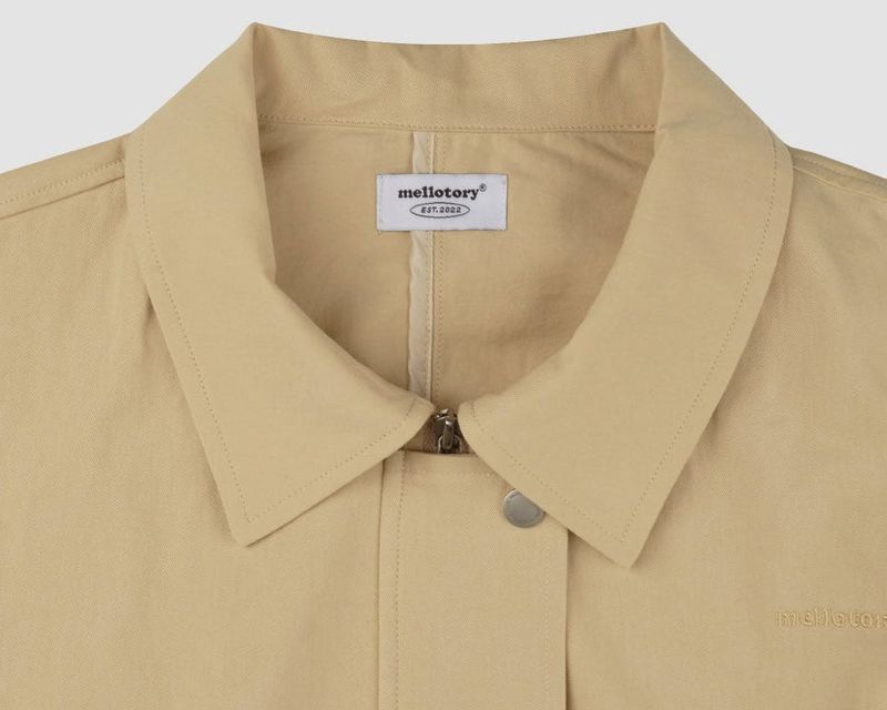 COTTON BLOUSON JACKET (WHITE)