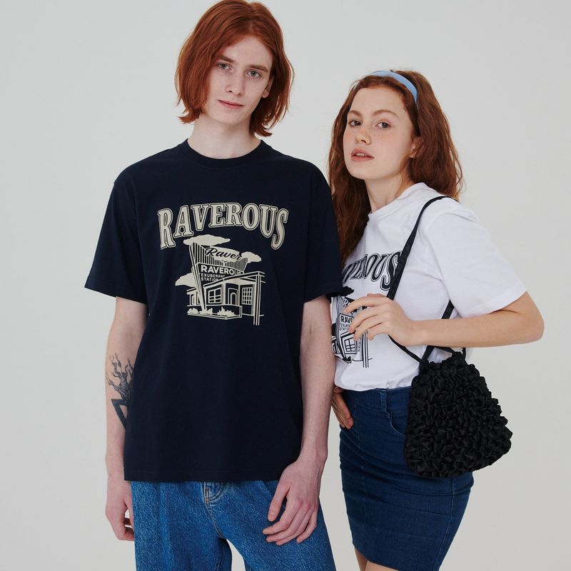 Service Station T-Shirt Navy