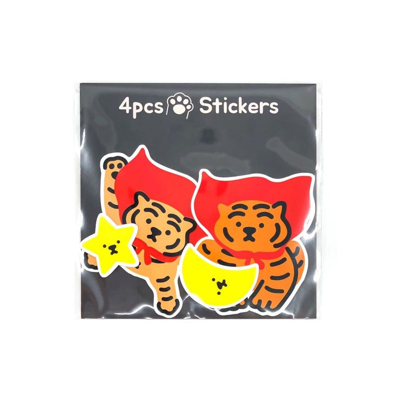 MUZIKTIGER(ムジークタイガー)の「HERO TIGER 4PCS STICKERS(Smartphone Accessories)」
