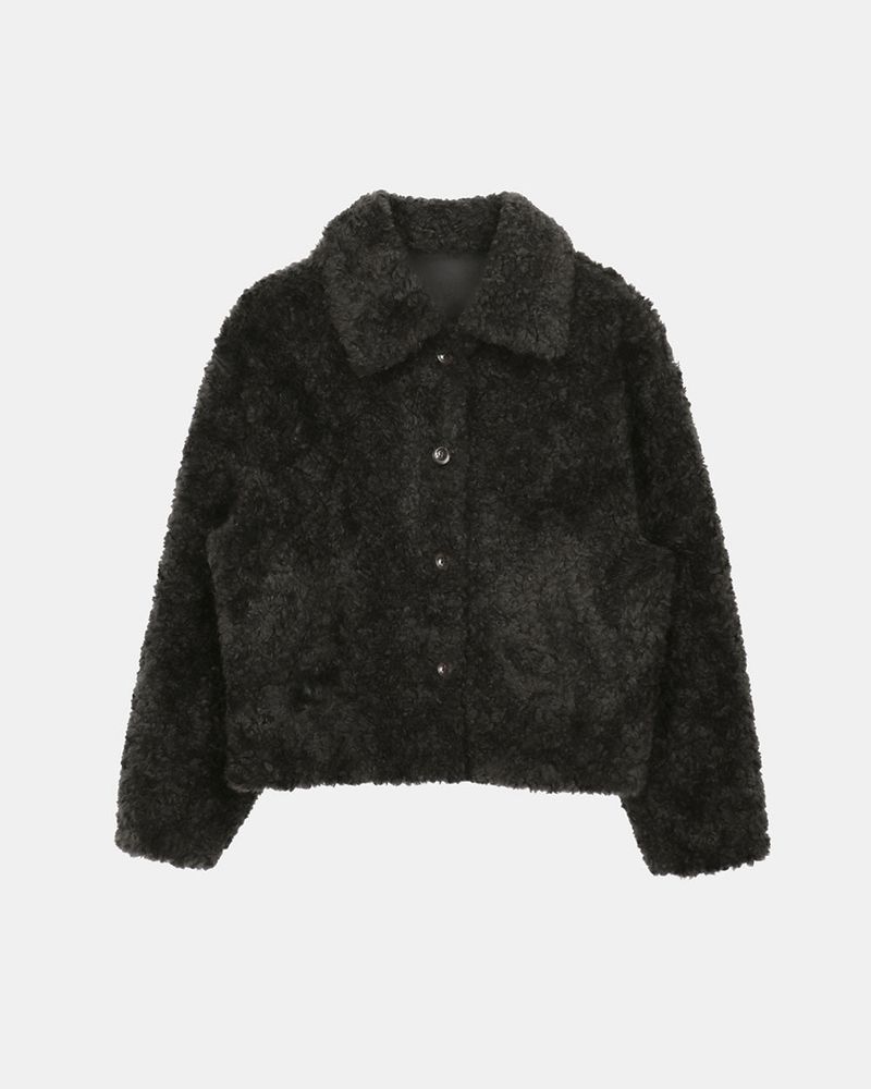 Dri Collar Fur Fleece Jacket