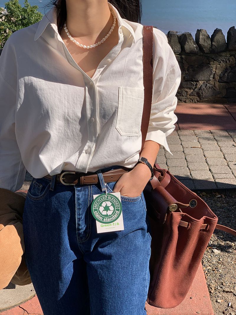[Cowhide] Mid pick belt