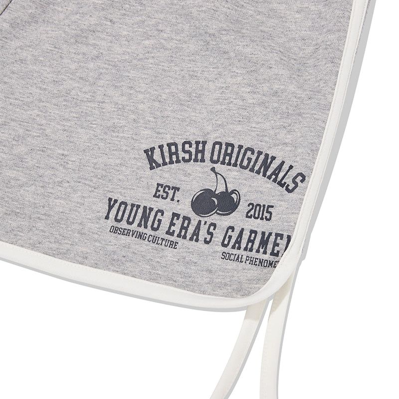 WORDING GRAPHIC DOLPHIN PANTS [MELANGE GRAY]