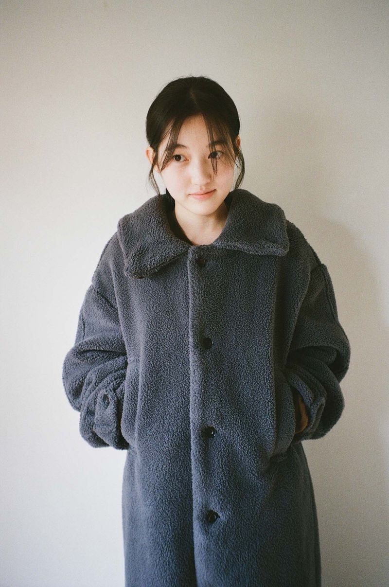 HASTA（ハスタ）の「Teddy Fleece Coat (Charcoal)（Jackets/Outerwear）」