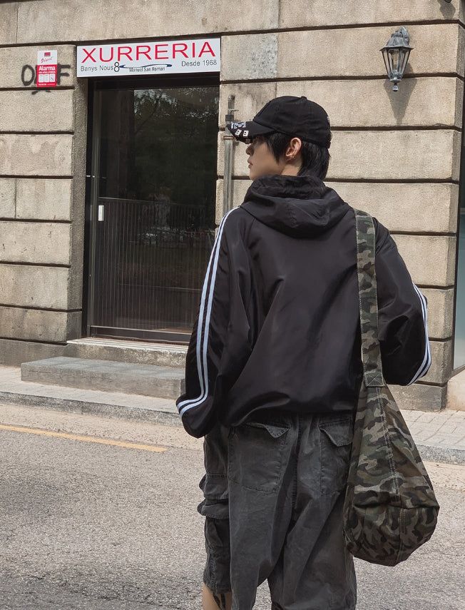 Storm Lightweight Side Track Hooded Jacket